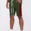 Men’s Single Stripe Slim-Fit Track Shorts – Athletic Design