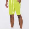 Men’s Single Stripe Slim-Fit Track Shorts – Athletic Design
