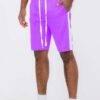 Men’s Single Stripe Slim-Fit Track Shorts – Athletic Design