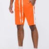 Men’s Single Stripe Slim-Fit Track Shorts – Athletic Design
