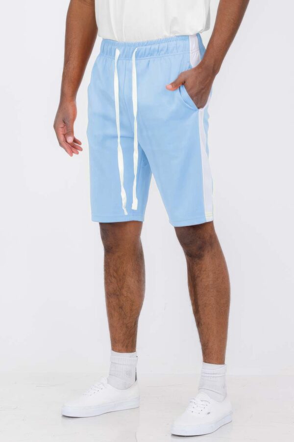 Men’s Single Stripe Slim-Fit Track Shorts – Athletic Design