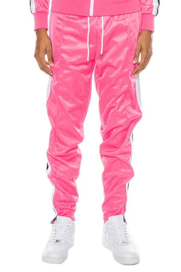 Striped Tape Track Pants – Hidden Ankle Zipper