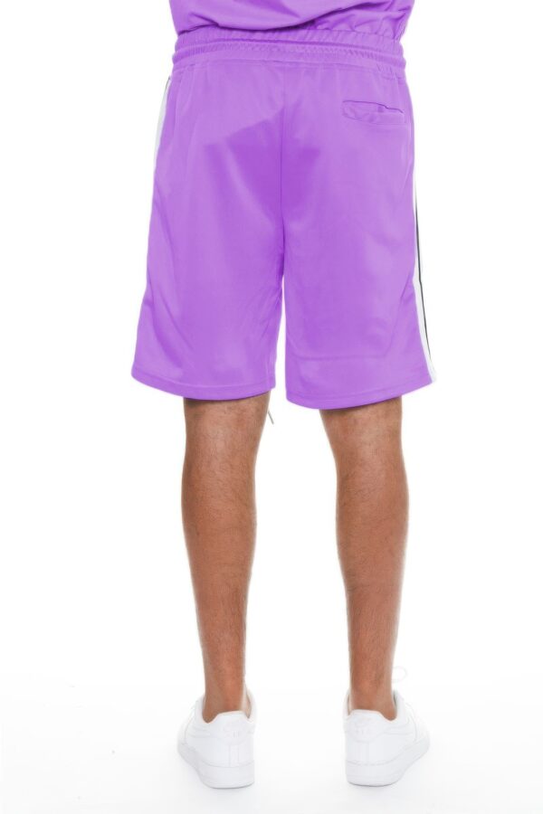 Striped Tape Men’s Shorts – Elastic Waist & Drawstring