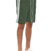 Striped Tape Men’s Shorts – Elastic Waist & Drawstring