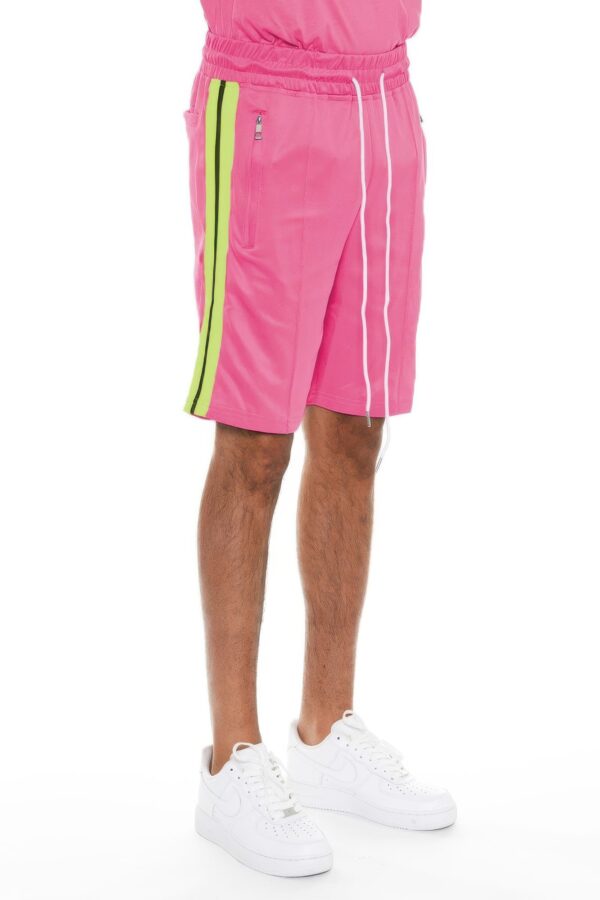 Striped Tape Men’s Shorts – Elastic Waist & Drawstring