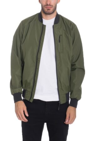 Men’s Lightweight Windbreaker Jacket – Contrast Trim