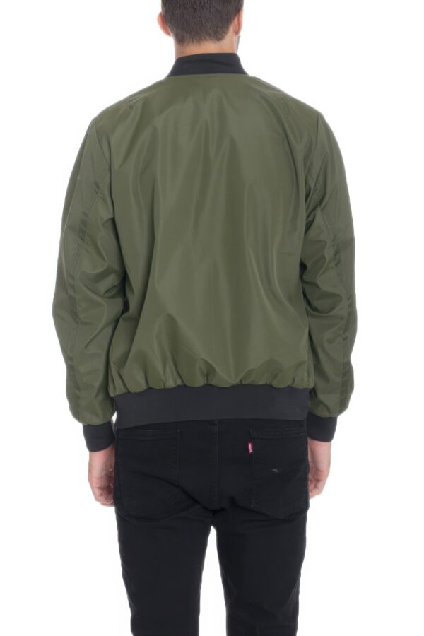Men’s Lightweight Windbreaker Jacket – Contrast Trim