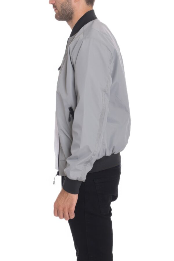 Men’s Lightweight Windbreaker Jacket – Contrast Trim