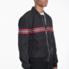 Men’s Woven-Taped Bomber Jacket – Color-Tape Chest
