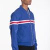 Men’s Woven-Taped Bomber Jacket – Color-Tape Chest
