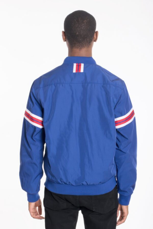 Men’s Woven-Taped Bomber Jacket – Color-Tape Chest
