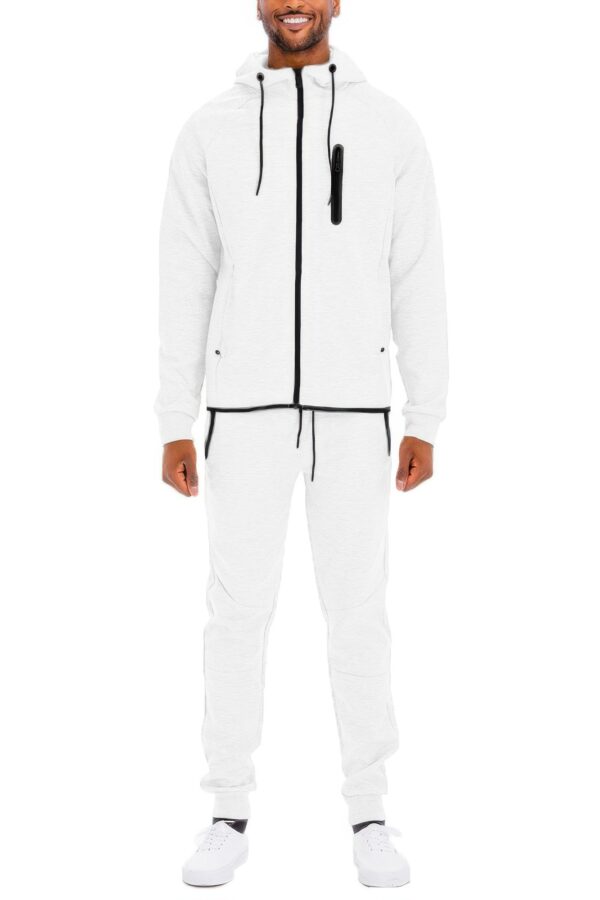 Men’s Full-Zip Sweat Set – Cuffed Ankles