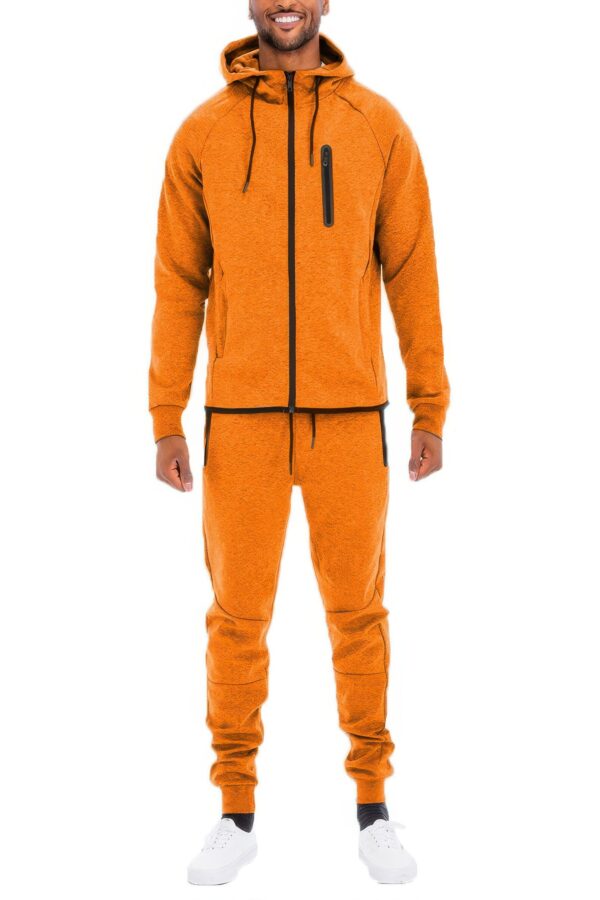 Men’s Full-Zip Sweat Set – Cuffed Ankles