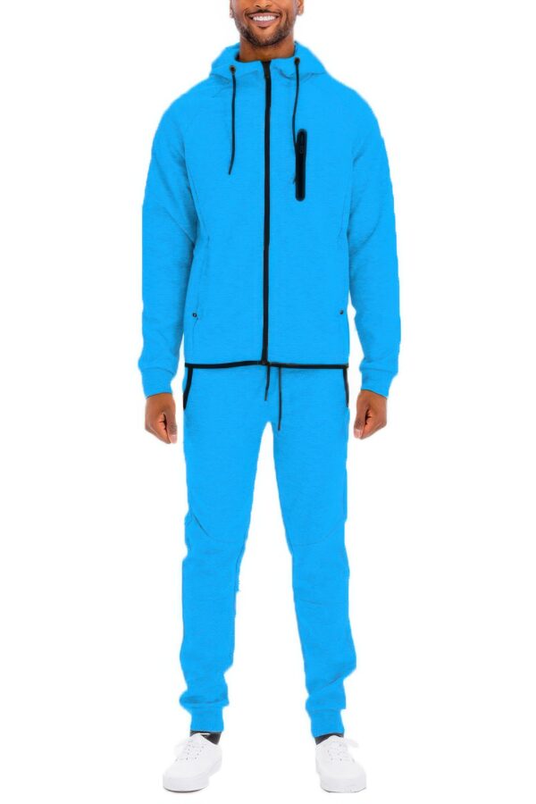 Men’s Full-Zip Sweat Set – Cuffed Ankles