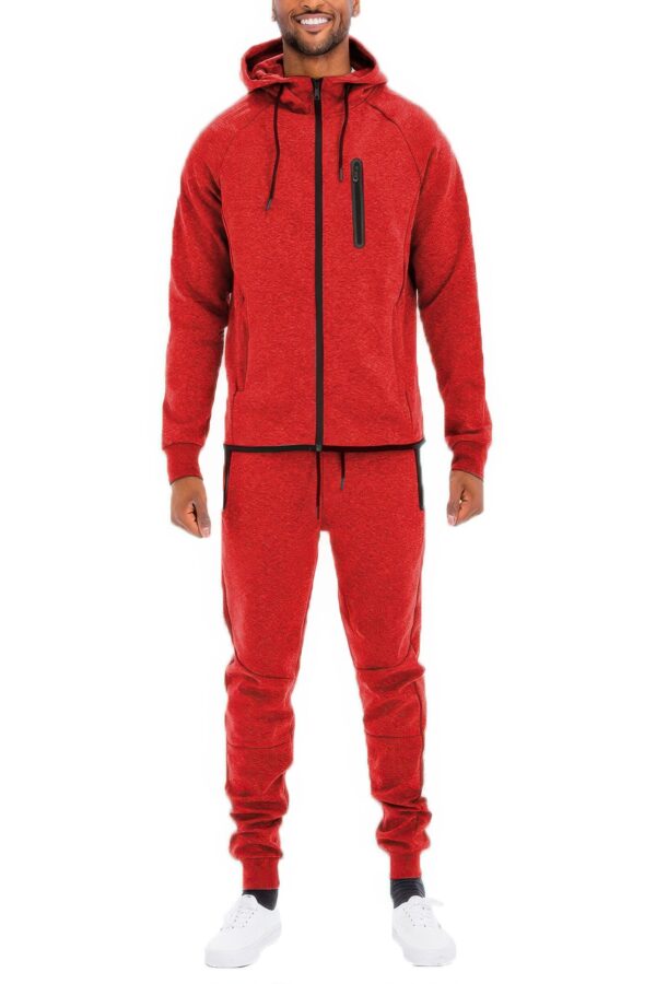 Men’s Full-Zip Sweat Set – Cuffed Ankles