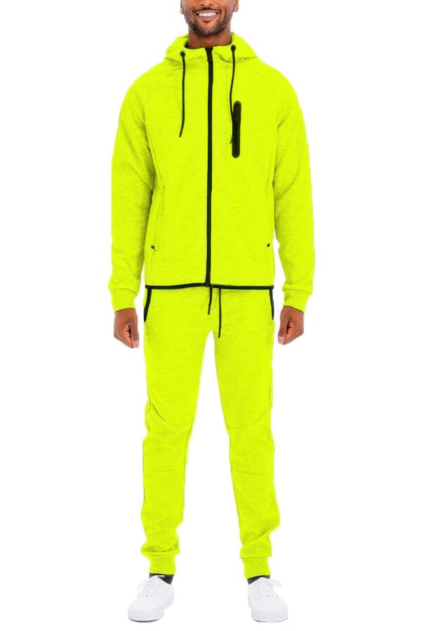 Men’s Full-Zip Sweat Set – Cuffed Ankles