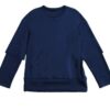 Men’s Double-Layer Pullover Sweatshirt – Oversized Fit