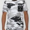 Men’s Full Camo Short Sleeve T-Shirt with Chest Pocket