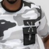 Men’s Full Camo Short Sleeve T-Shirt with Chest Pocket
