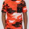Men’s Full Camo Short Sleeve T-Shirt with Chest Pocket