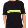 Reflective Cotton T-Shirt with Tape Detail