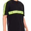 Reflective Cotton T-Shirt with Tape Detail