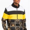 Printed Hooded Track Set – Black