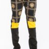 Printed Hooded Track Set – Black