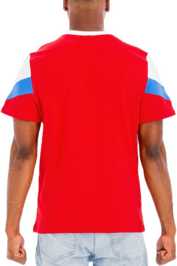 Men’s Color Block T-Shirt – 100% Cotton Crew Neck