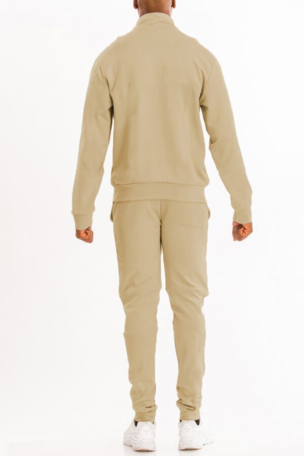 Full-Zip Track Jacket Set with Ankle Zippers