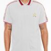 Version Couture Polo Button-Down with Zipper & Contrast Trim