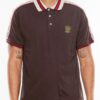 Version Couture Polo Button-Down with Zipper & Contrast Trim
