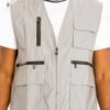 Reflective Utility Vest with Utility Pockets – Reflective White