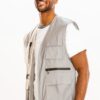 Reflective Utility Vest with Utility Pockets – Reflective White