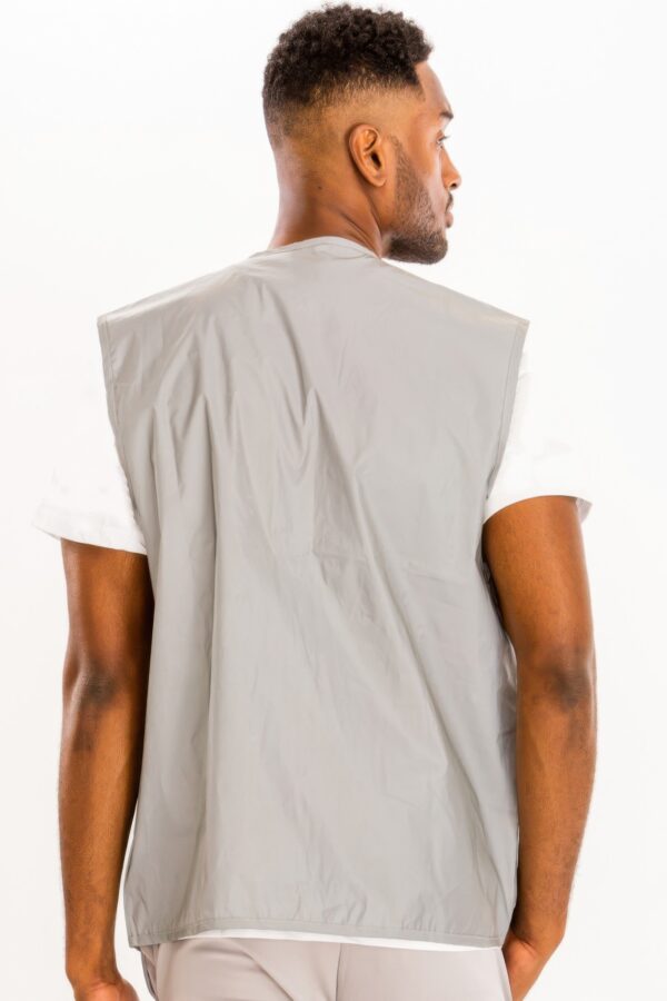 Reflective Utility Vest with Utility Pockets – Reflective White