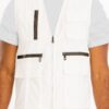 Reflective Utility Vest with Utility Pockets – Reflective White