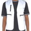 Reflective Utility Vest with Utility Pockets – Reflective White