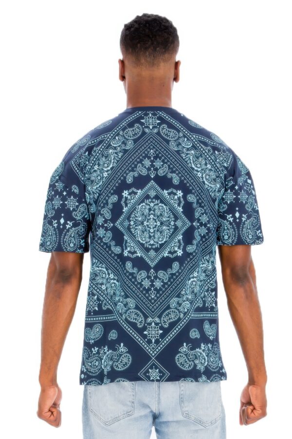 Bandana-Print Allover Cotton T-Shirt