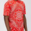 Bandana-Print Allover Cotton T-Shirt