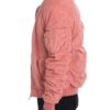 Mirosuede Scrunched Bomber Jacket – Suede Velvet Finish