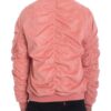 Mirosuede Scrunched Bomber Jacket – Suede Velvet Finish