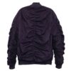 Mirosuede Scrunched Bomber Jacket – Suede Velvet Finish