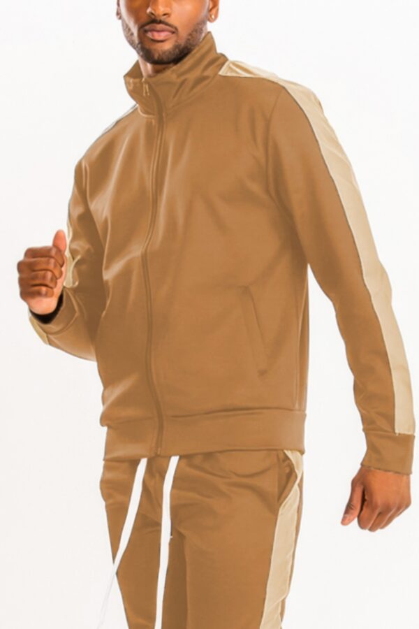 Men’s Track Jacket – Single Sleeve Stripe