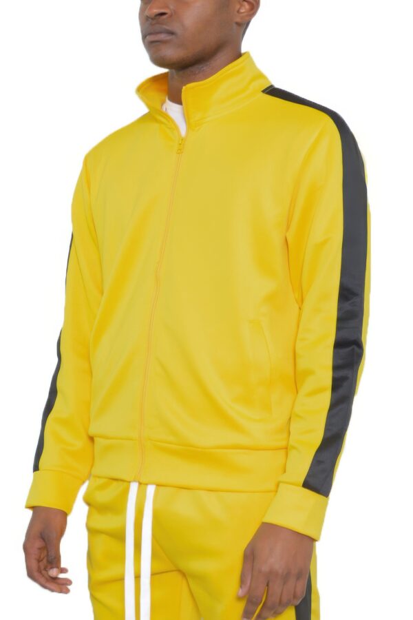 Men’s Track Jacket – Single Sleeve Stripe