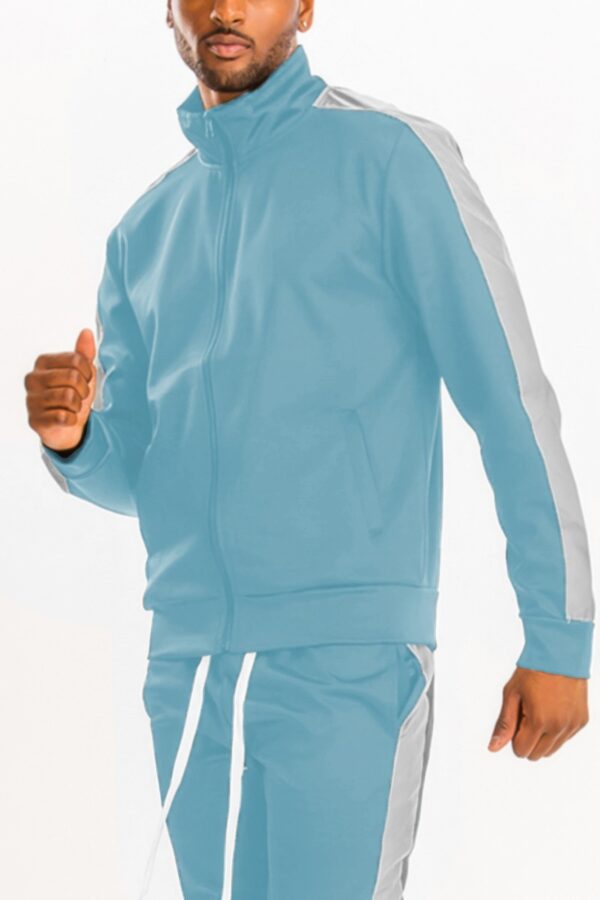 Men’s Track Jacket – Single Sleeve Stripe