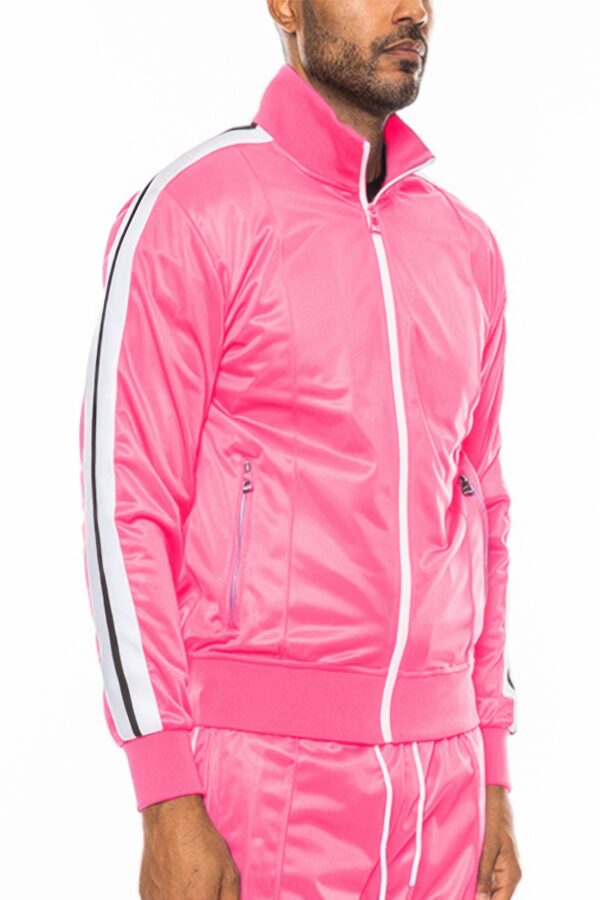 Men’s Single Stripe Tape Track Jacket