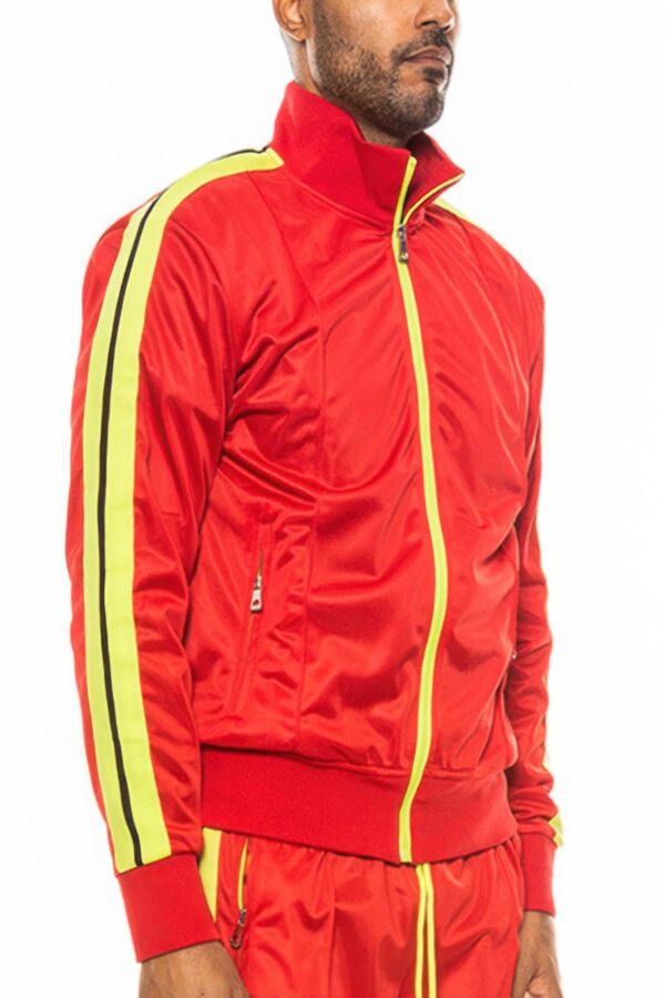 Men’s Single Stripe Tape Track Jacket