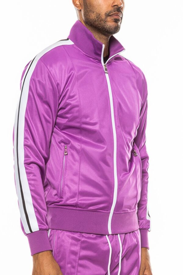 Men’s Single Stripe Tape Track Jacket