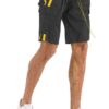 Two-Stripe Cargo Pouch Shorts – Men’s Athletic Cargo