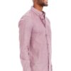 Men’s Casual Long-Sleeve Button-Down with Faux Pocket
